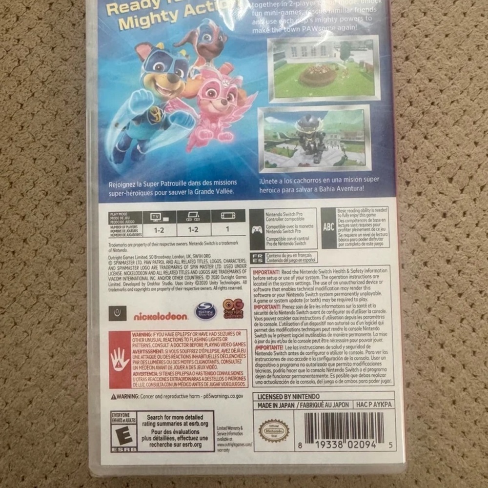 SEALED - PAW Patrol: Save Adventure Bay - Nintendo Switch - Picture 2 of 2